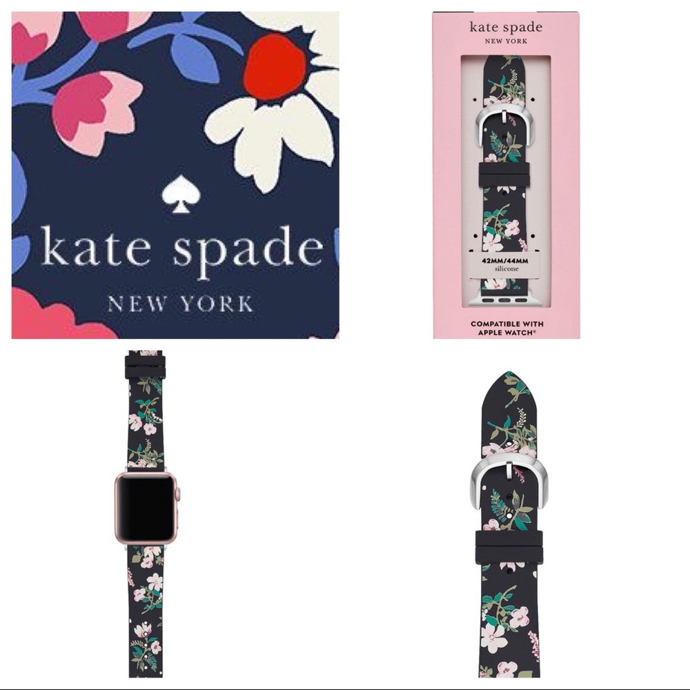 Kate spade♠️ black floral Apple Watch